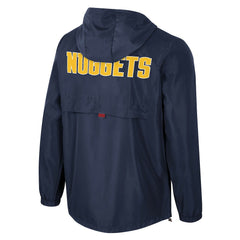 Navy Denver Nuggets Stadium Essentials Unisex Compete Quarter-Zip Windbreaker Jacket sale | NBA