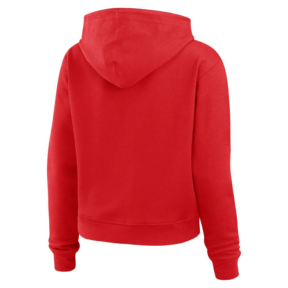 Atlanta Falcons WEAR by Erin Andrews Women's Plus Size Waffle Hoodie Pullover Top | NFL New