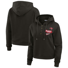 Tampa Bay Buccaneers WEAR by Erin Andrews Women's Plus Size Waffle Hoodie Pullover Top | NFL Discount