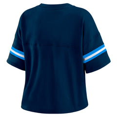 Tennessee Titans WEAR by Erin Andrews Women's Plus Size Color Block Boxy T-Shirt | NFL On sale