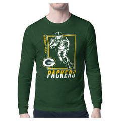 Green Bay Packers Starter Player Grid Graphic Long Sleeve T-Shirt | NFL Discount