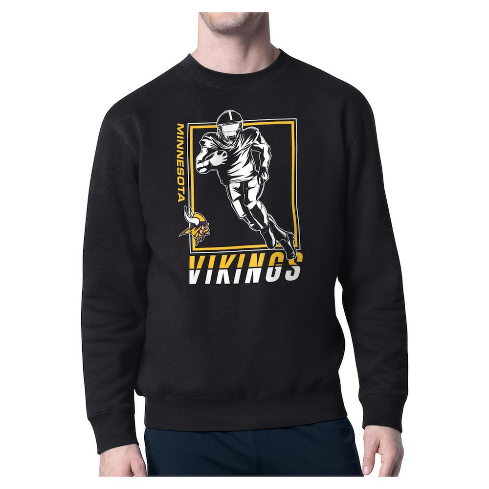 Minnesota Vikings Starter Player Grid Pullover Sweatshirt | NFL Outlet