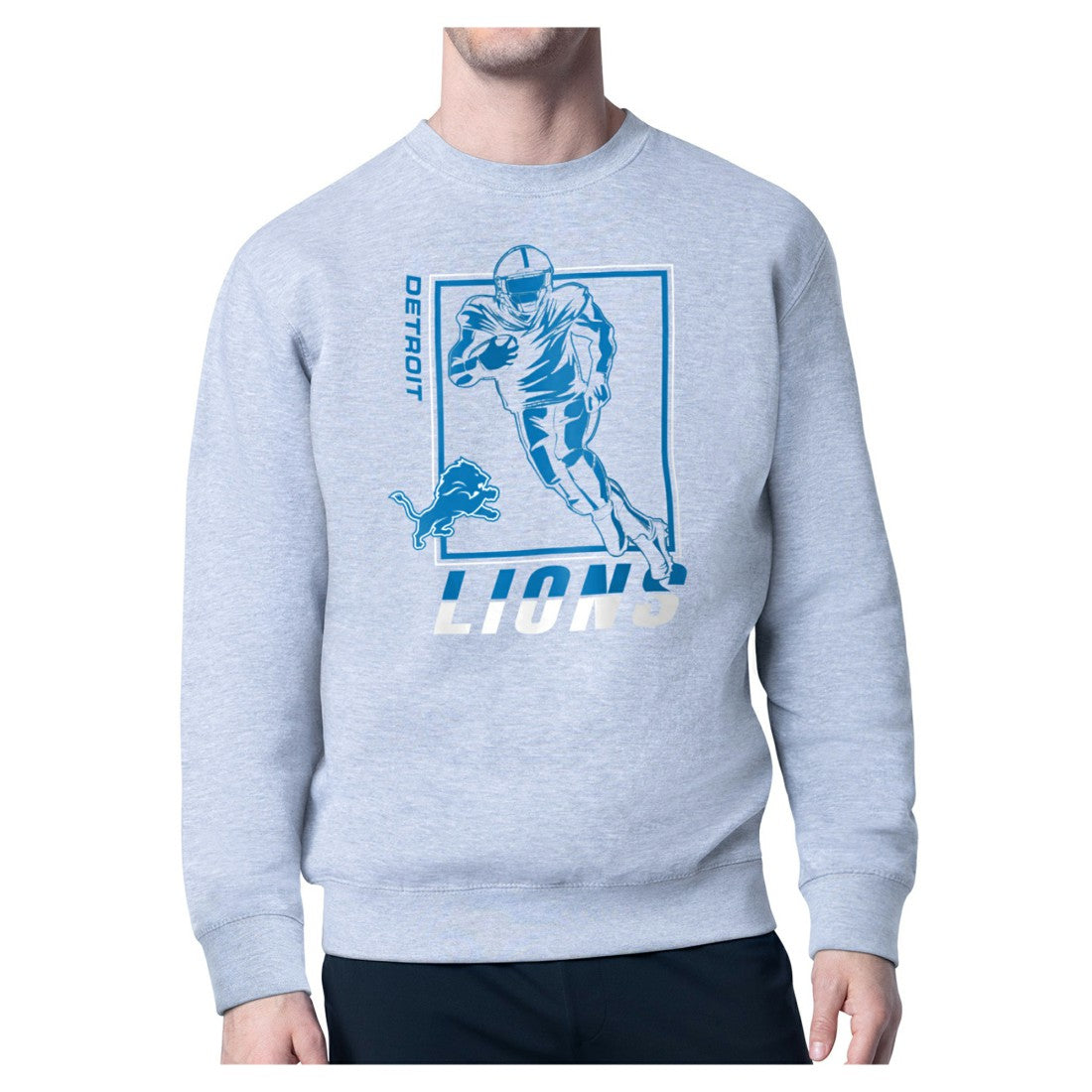 Detroit Lions Starter Player Grid Pullover Sweatshirt | NFL Outlet
