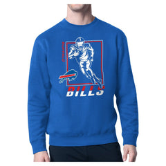 Buffalo Bills Starter Player Grid Pullover Sweatshirt | NFL Outlet