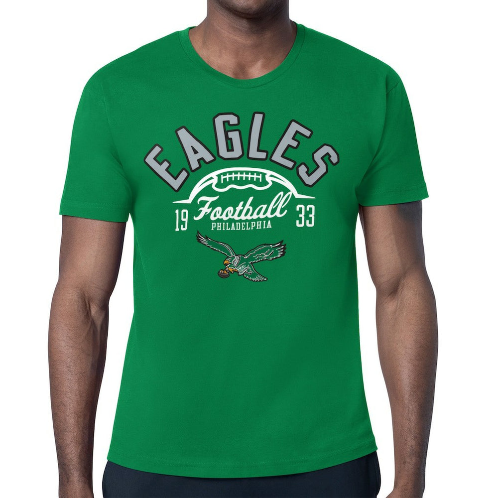 Philadelphia Eagles Starter Half Ball Retro Logo T-Shirt | NFL Sale