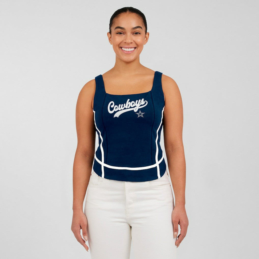 Dallas Cowboys WEAR by Erin Andrews Women's Square Neck Tank Top | NFL Near me