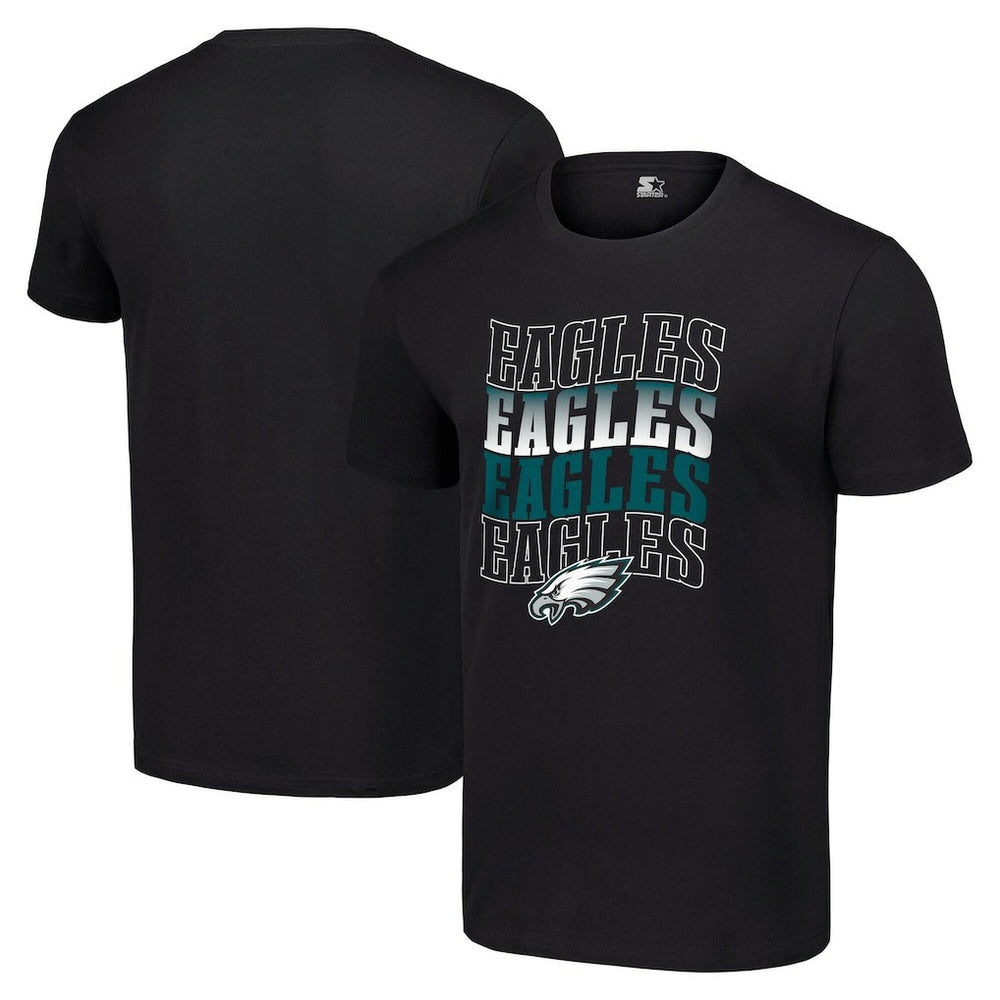 Philadelphia Eagles Starter Four Team Name Logo T-Shirt | NFL US