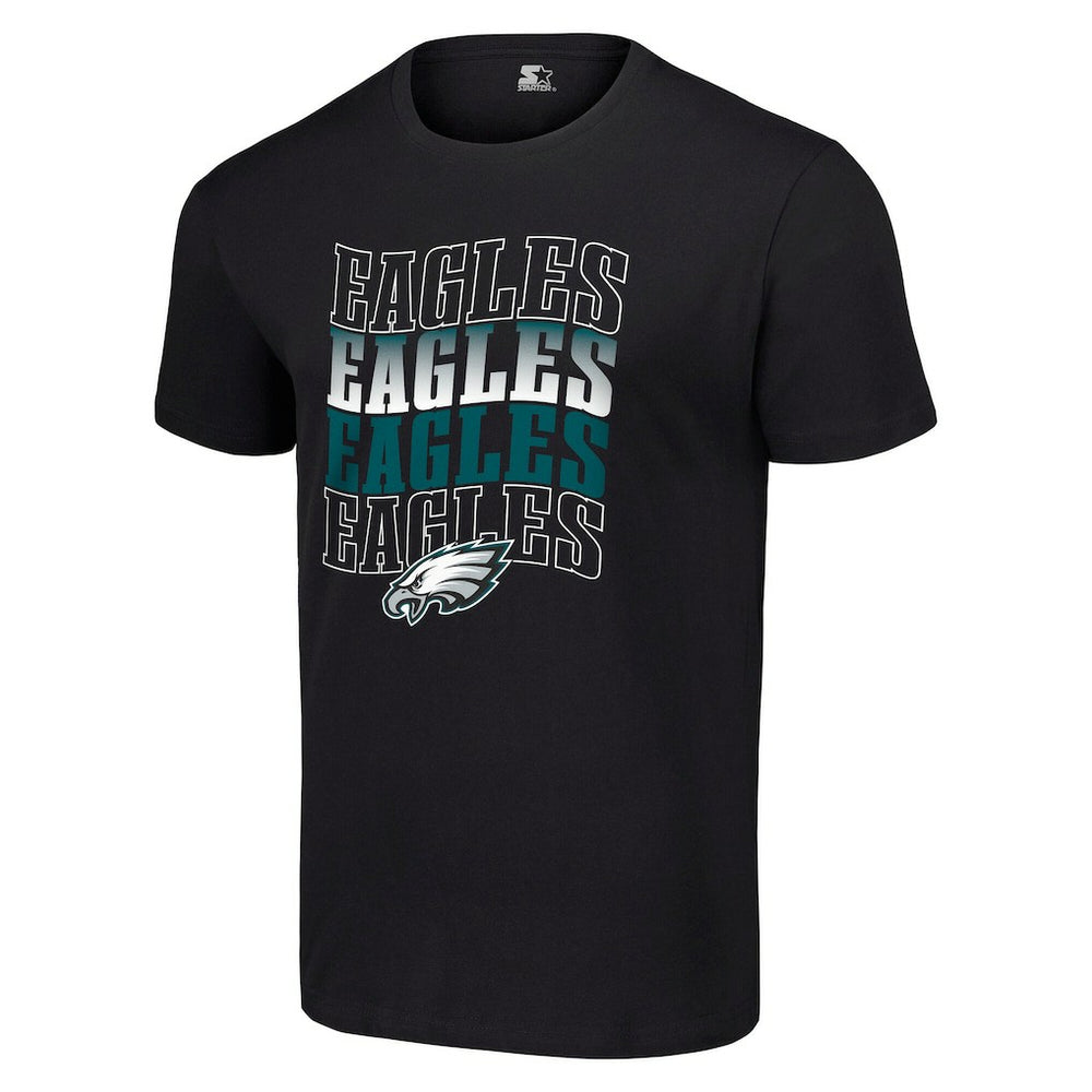 Philadelphia Eagles Starter Four Team Name Logo T-Shirt | NFL US