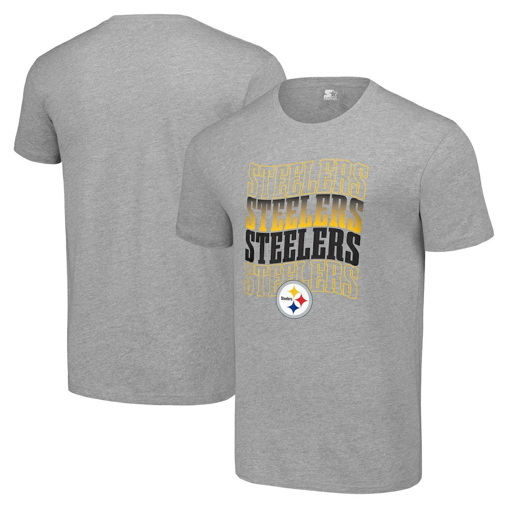 Pittsburgh Steelers Starter Four Team Name Logo T-Shirt | NFL Near me