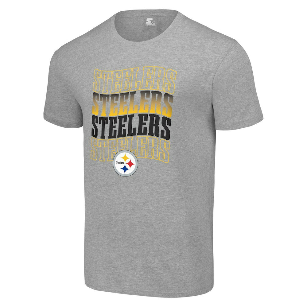 Pittsburgh Steelers Starter Four Team Name Logo T-Shirt | NFL Near me