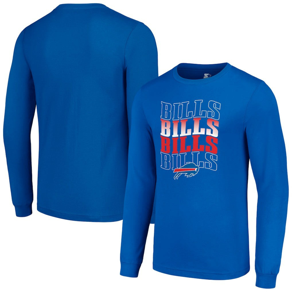 Buffalo Bills Starter Team Name Graphic Long Sleeve T-Shirt | NFL Hot
