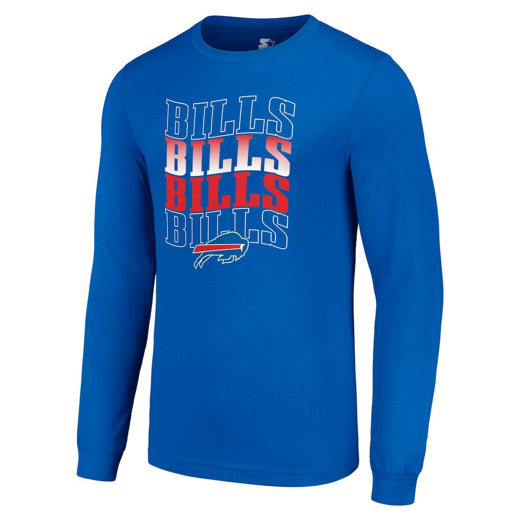 Buffalo Bills Starter Team Name Graphic Long Sleeve T-Shirt | NFL Hot