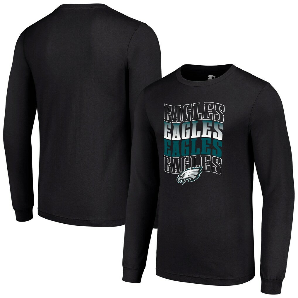 Philadelphia Eagles Starter Team Name Graphic Long Sleeve T-Shirt | NFL On sale