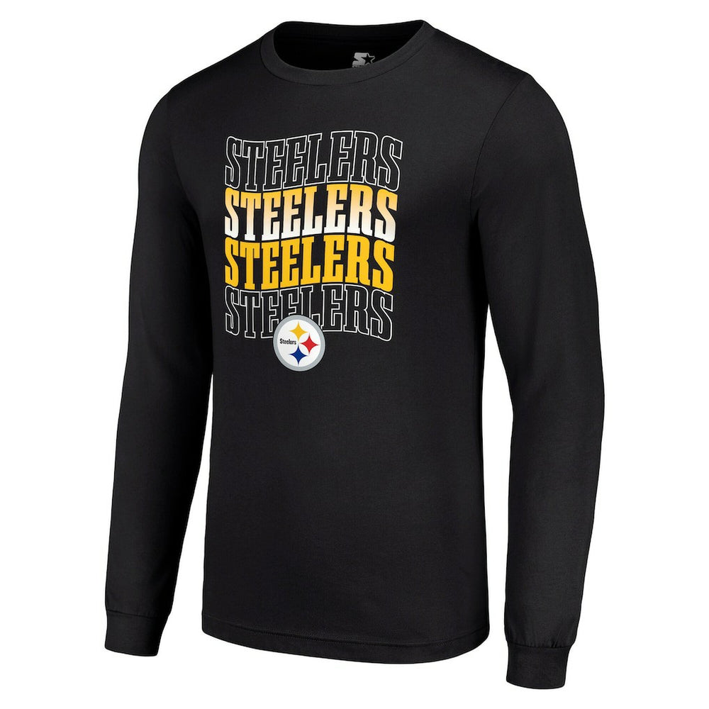 Pittsburgh Steelers Starter Team Name Graphic Long Sleeve T-Shirt | NFL Near me