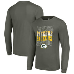 Green Bay Packers Starter Team Name Graphic Long Sleeve T-Shirt | NFL New