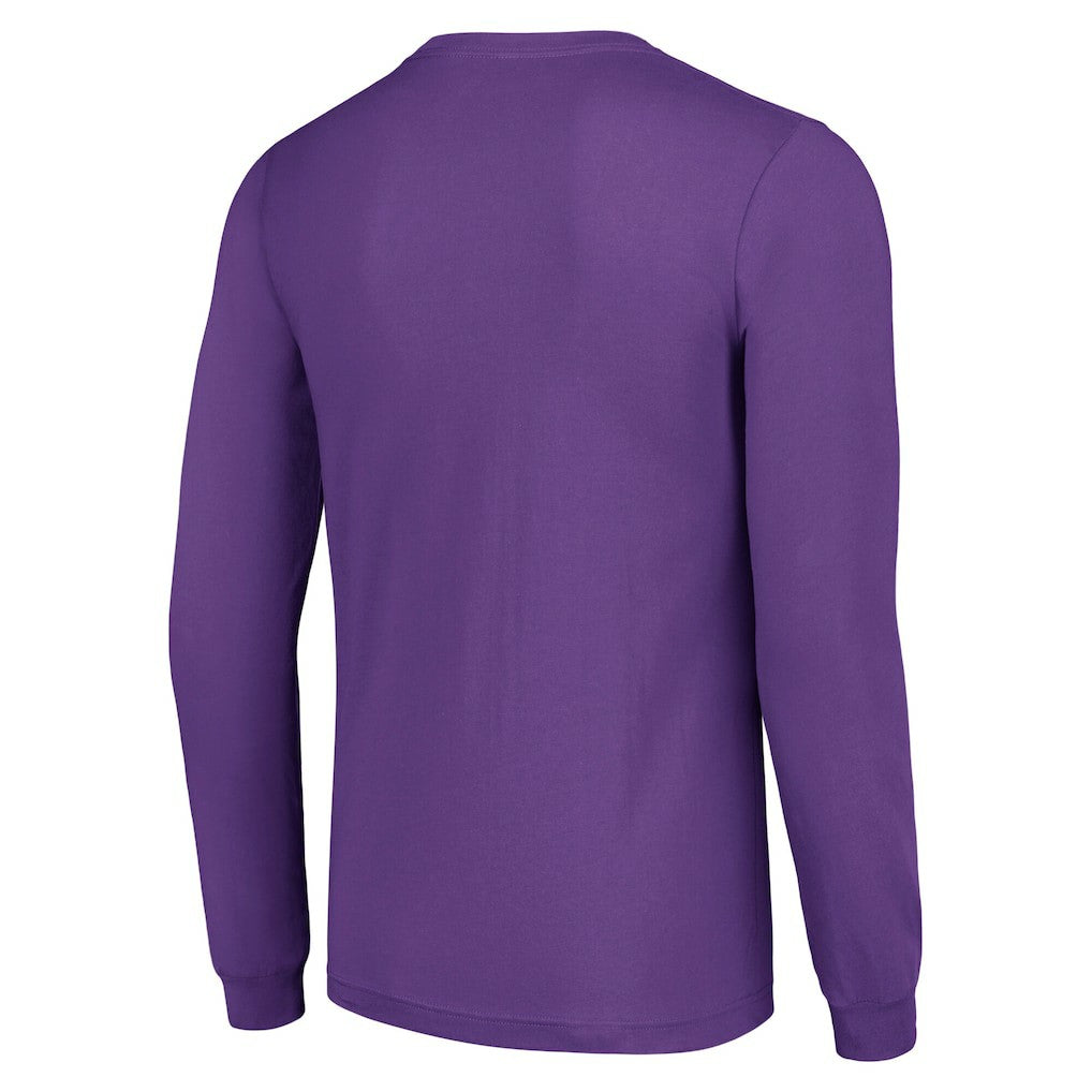 Minnesota Vikings Starter Team Name Graphic Long Sleeve T-Shirt | NFL New