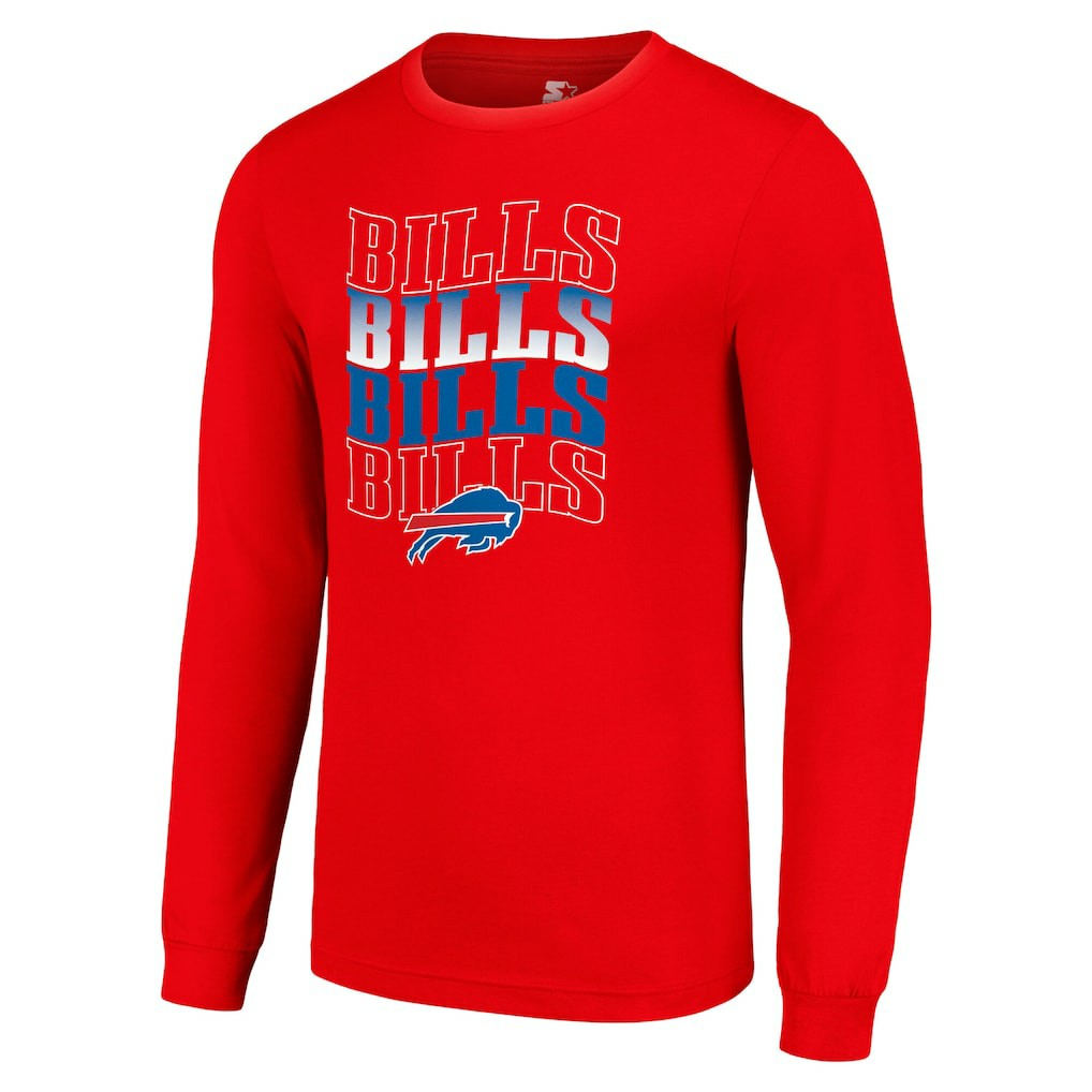 Buffalo Bills Starter Team Name Graphic Long Sleeve T-Shirt | NFL Online