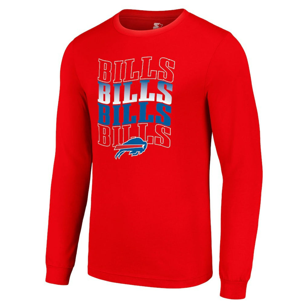 Buffalo Bills Starter Team Name Graphic Long Sleeve T-Shirt | NFL Online