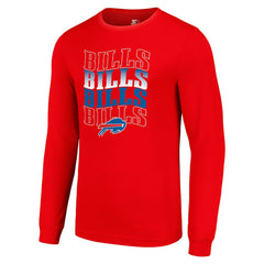 Buffalo Bills Starter Team Name Graphic Long Sleeve T-Shirt | NFL Online