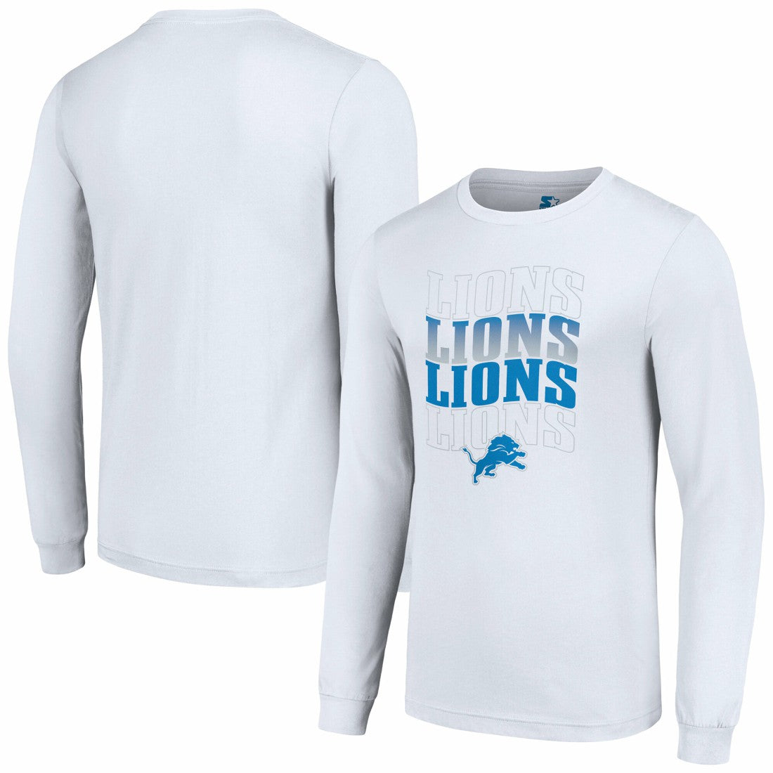 Detroit Lions Starter Team Name Graphic Long Sleeve T-Shirt | NFL On sale