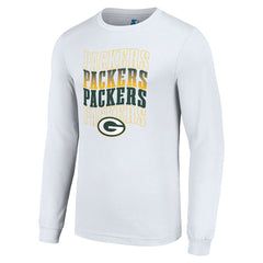 Green Bay Packers Starter Team Name Graphic Long Sleeve T-Shirt | NFL Discount