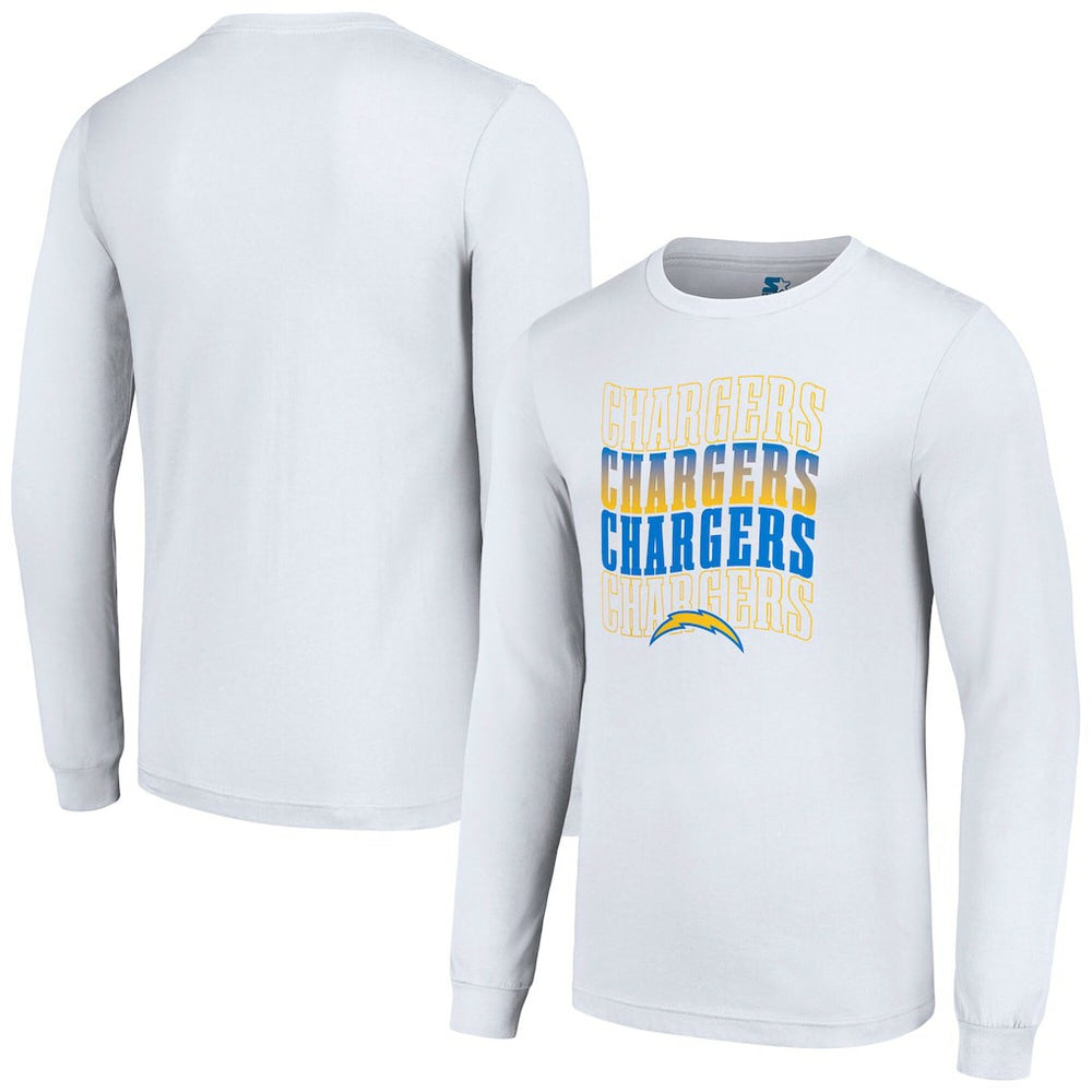 Los Angeles Chargers Starter Team Name Graphic Long Sleeve T-Shirt | NFL Online