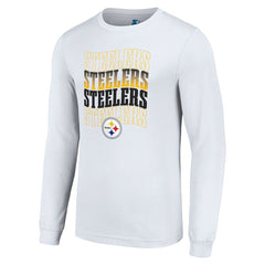 Pittsburgh Steelers Starter Team Name Graphic Long Sleeve T-Shirt | NFL Outlet