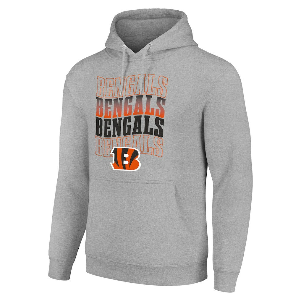 Cincinnati Bengals Starter Four Team Name Logo Fleece Pullover Hoodie | NFL Near me