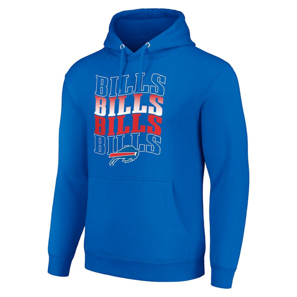Buffalo Bills Starter Four Team Name Logo Fleece Pullover Hoodie | NFL On sale