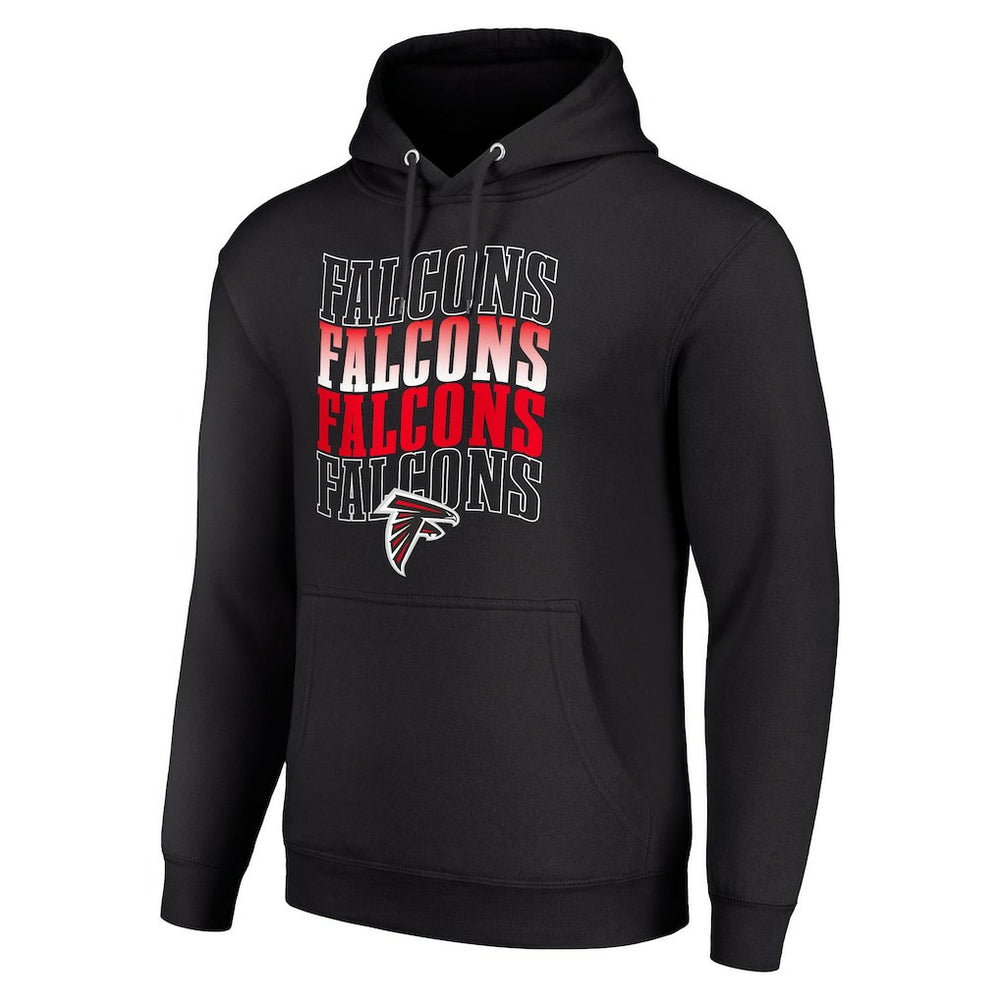 Atlanta Falcons Starter Four Team Name Logo Fleece Pullover Hoodie | NFL On sale