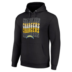 Los Angeles Chargers Starter Four Team Name Logo Fleece Pullover Hoodie | NFL Online