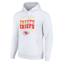Kansas City Chiefs Starter Four Team Name Logo Fleece Pullover Hoodie | NFL US