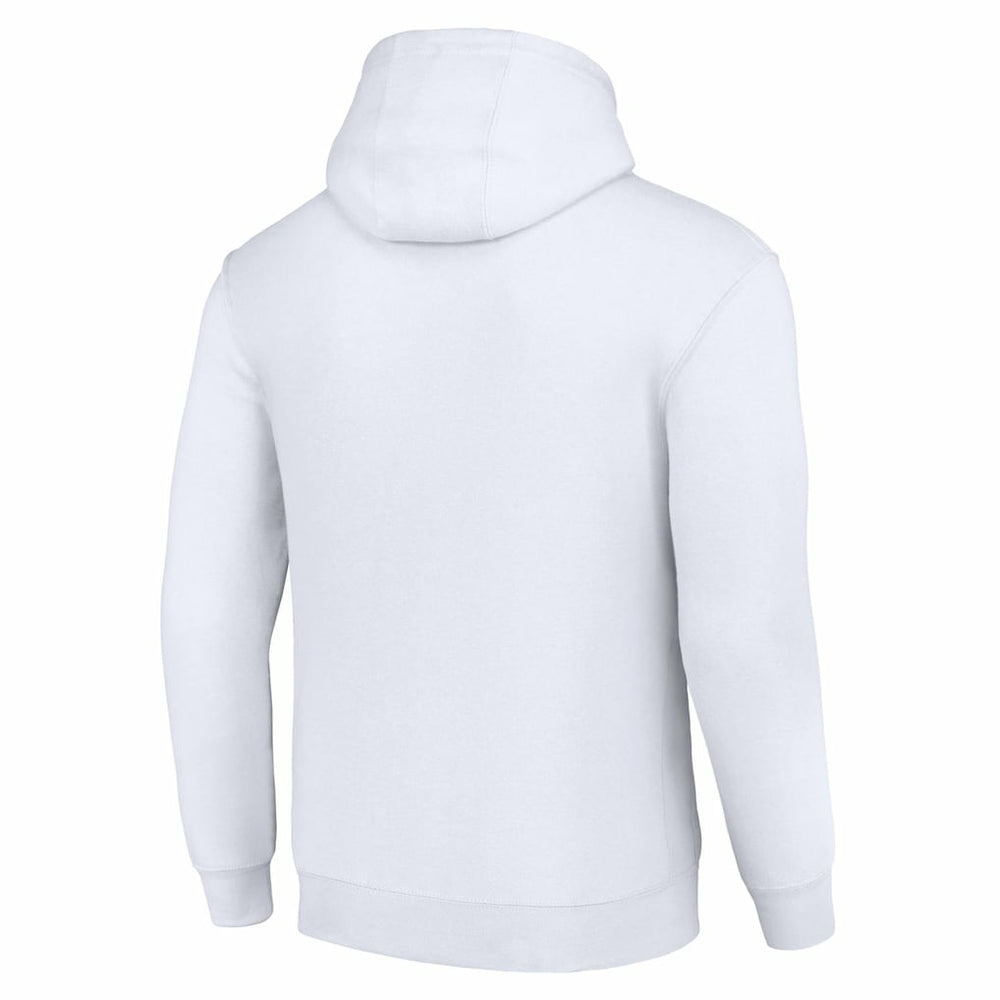 Denver Broncos Starter Four Team Name Logo Fleece Pullover Hoodie | NFL Near me