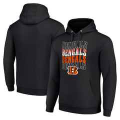 Cincinnati Bengals Starter Four Team Name Logo Fleece Pullover Hoodie | NFL US
