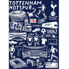Tottenham Hotspur Vive La Fete Youth Impressions Artwork T-Shirt