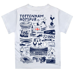 Tottenham Hotspur Vive La Fete Youth Impressions Artwork T-Shirt