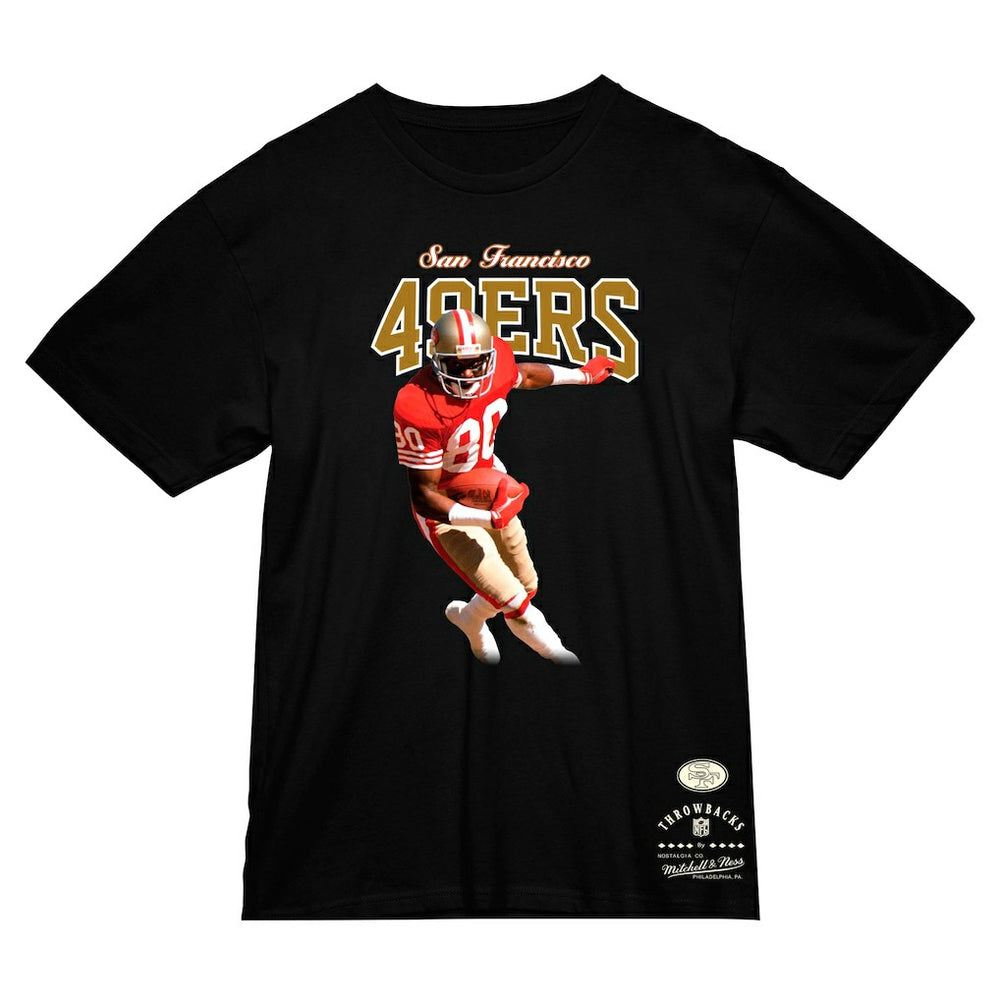 San Francisco 49ers Jerry Rice  Sideline Retired Player T-Shirt | NFL Discount