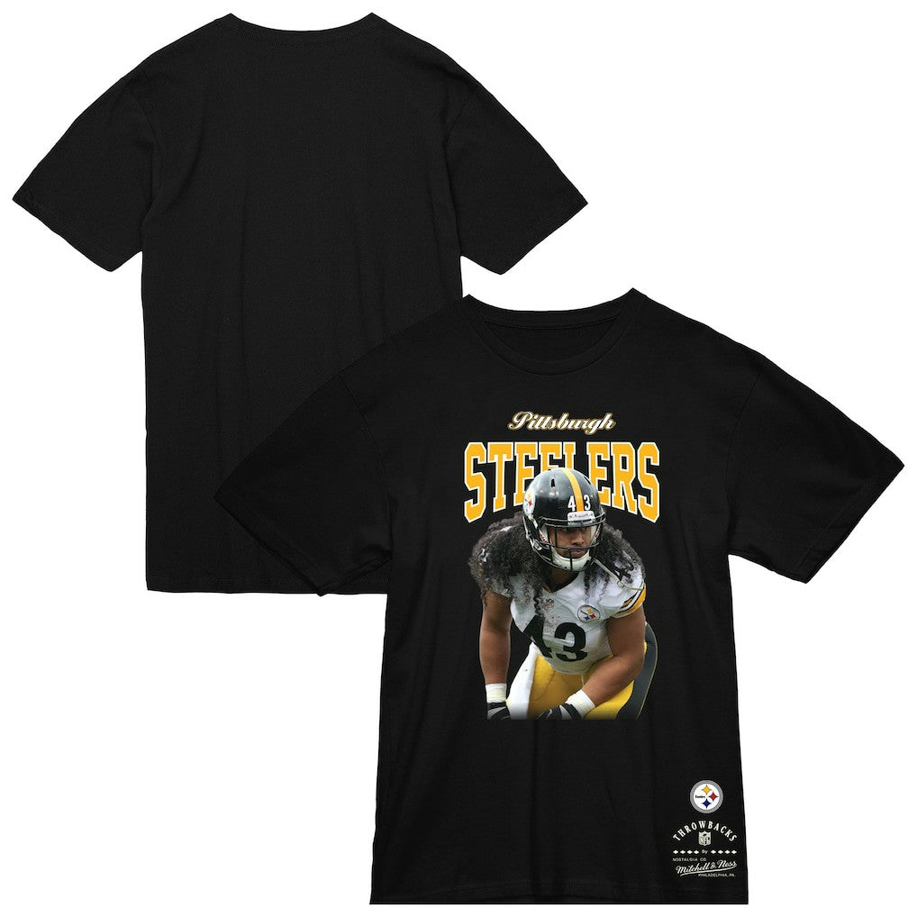 Pittsburgh Steelers Troy Polamalu  Sideline Retired Player T-Shirt | NFL New