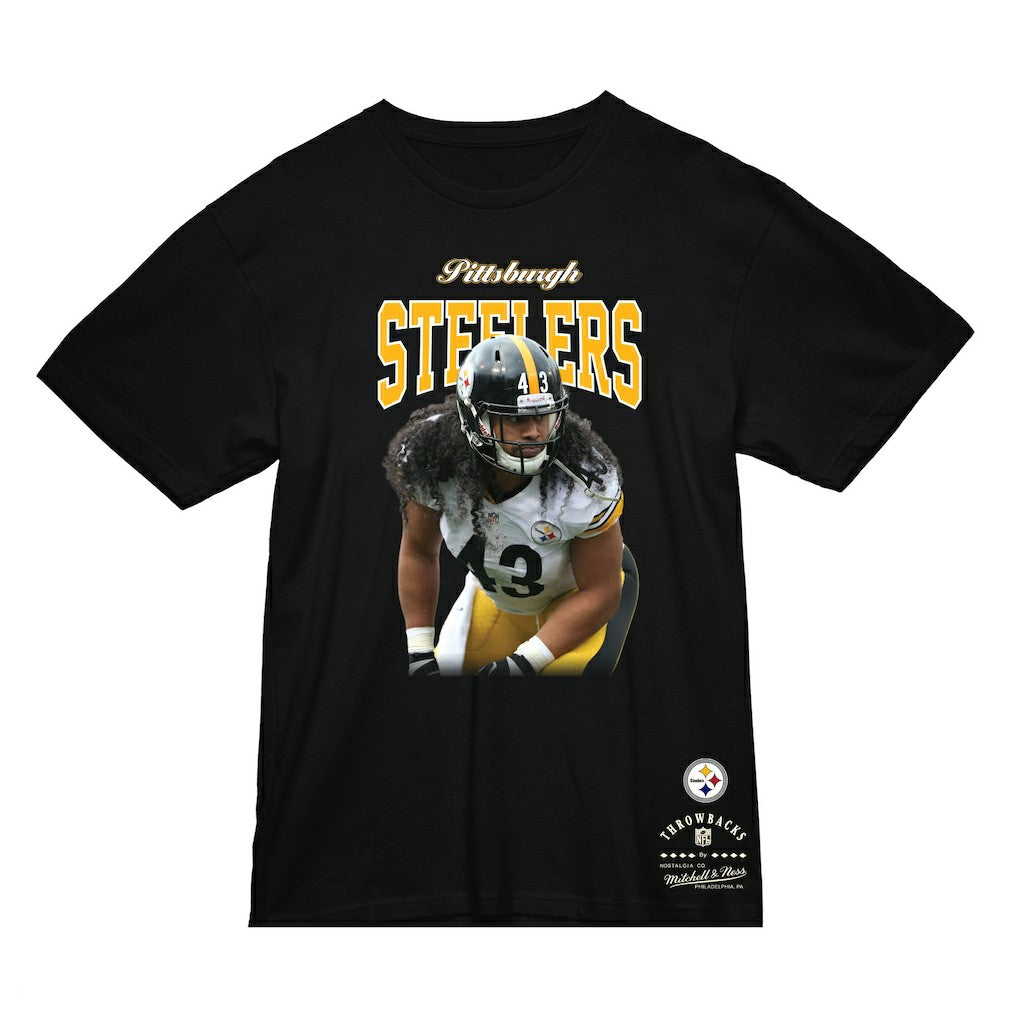 Pittsburgh Steelers Troy Polamalu  Sideline Retired Player T-Shirt | NFL New