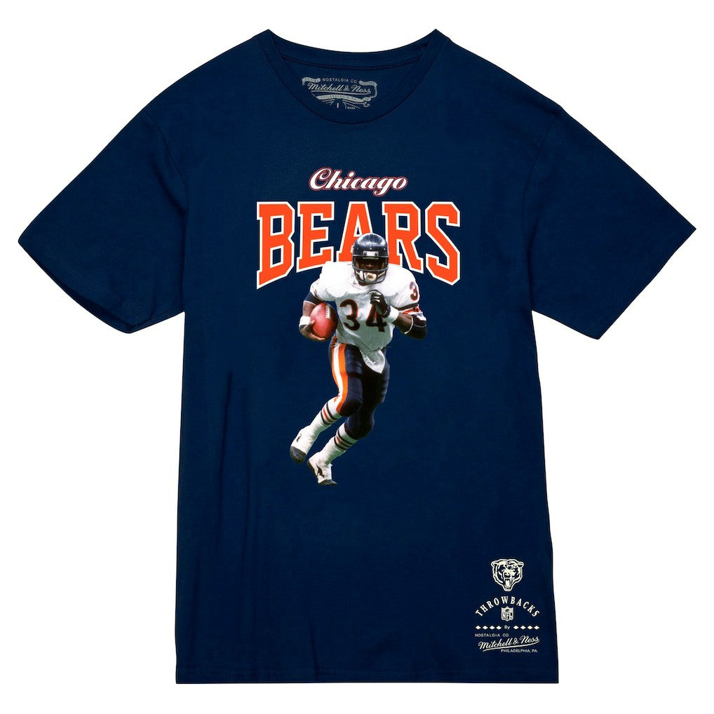 Chicago Bears Walter Payton  Sideline Retired Player T-Shirt | NFL New
