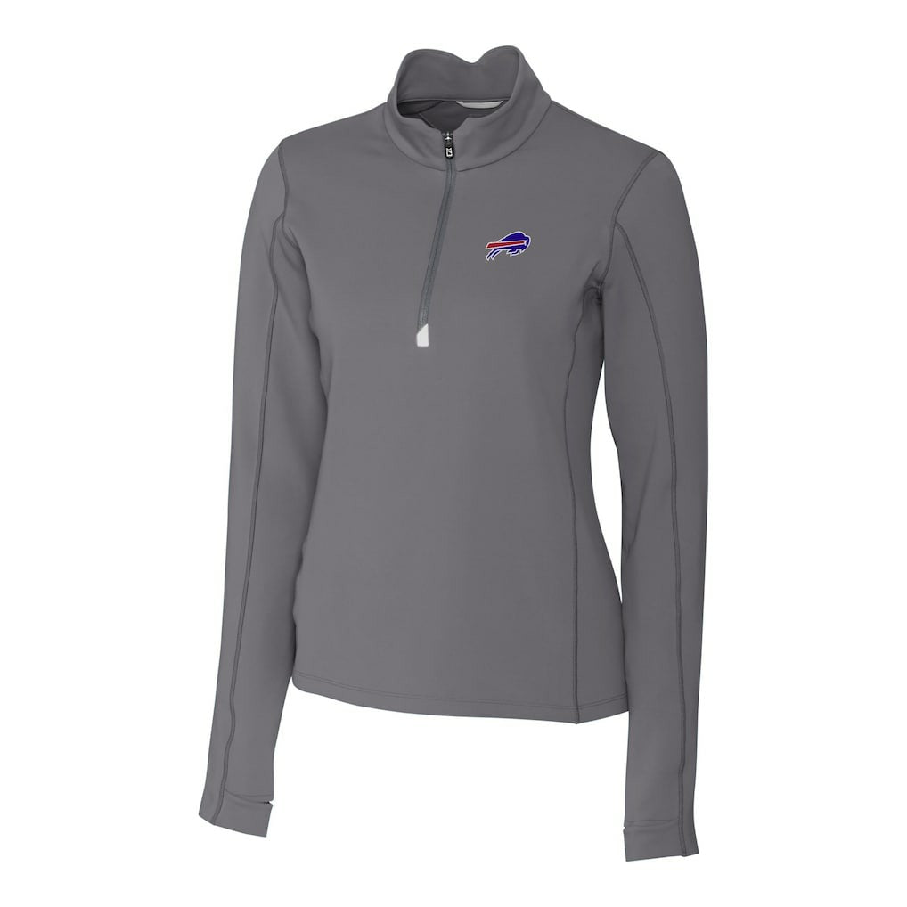 Buffalo Bills Cutter & Buck Women's Traverse Stretch Quarter-Zip Pullover Top | NFL On sale