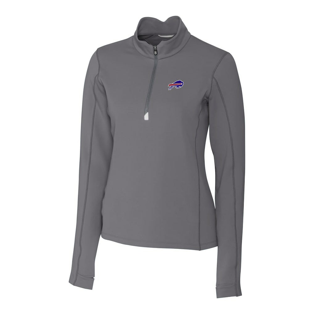 Buffalo Bills Cutter & Buck Women's Traverse Stretch Quarter-Zip Pullover Top | NFL On sale