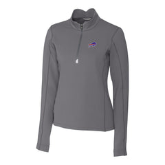 Buffalo Bills Cutter & Buck Women's Traverse Stretch Quarter-Zip Pullover Top | NFL On sale