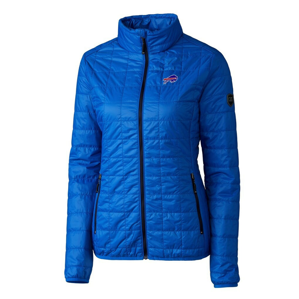 Buffalo Bills Cutter & Buck Women's Rainier PrimaLoft Eco Insulated Full-Zip Puffer Jacket | NFL New