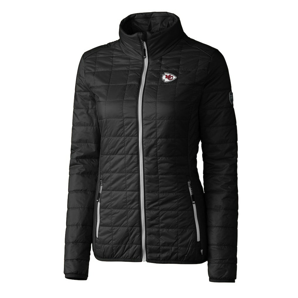 Kansas City Chiefs Cutter & Buck Women's Rainier PrimaLoft Eco Insulated Full-Zip Puffer Jacket | NFL Near me
