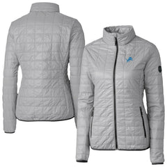 Detroit Lions Cutter & Buck Women's Rainier PrimaLoft Eco Insulated Full-Zip Puffer Jacket | NFL On sale