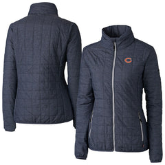 Chicago Bears Cutter & Buck Women's Rainier PrimaLoft Eco Insulated Full-Zip Puffer Jacket | NFL Outlet