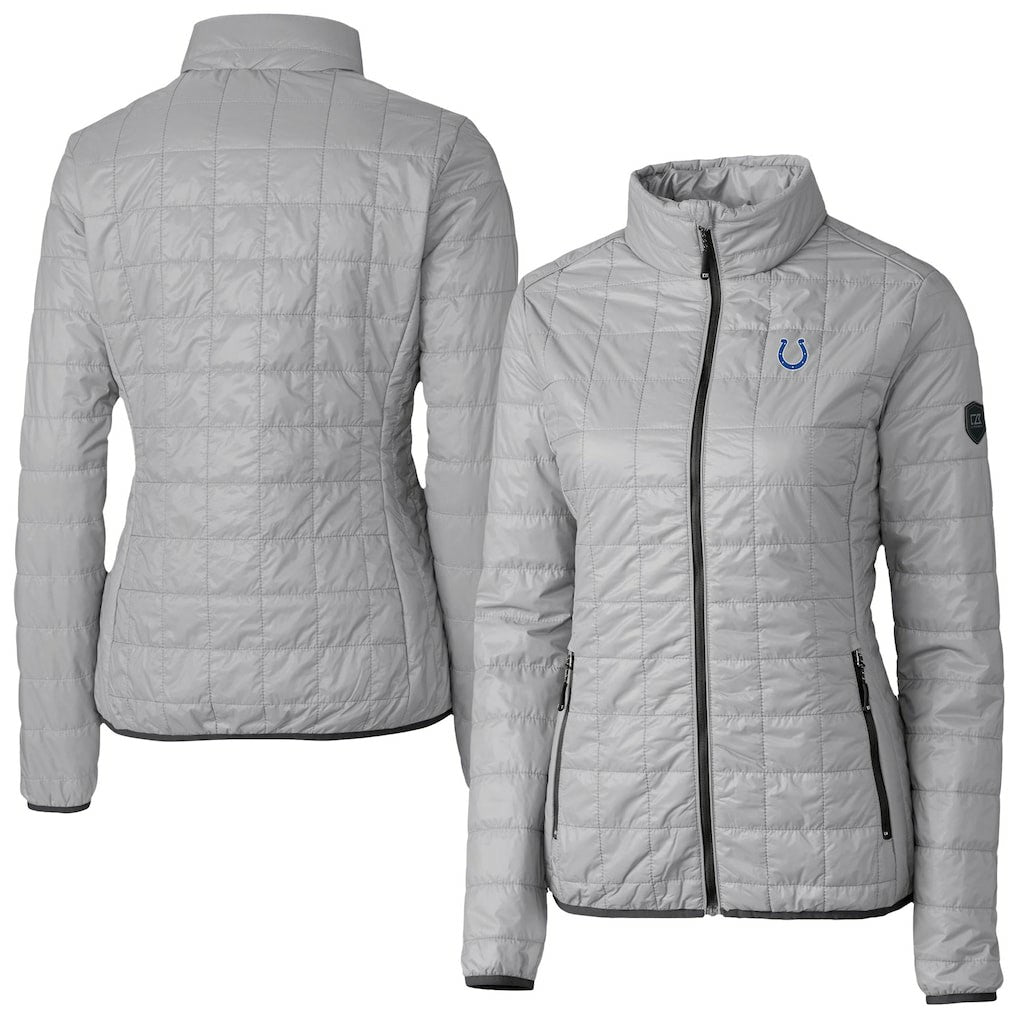 Indianapolis Colts Cutter & Buck Women's Rainier PrimaLoft Eco Insulated Full-Zip Puffer Jacket | NFL US