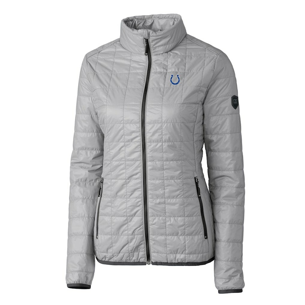 Indianapolis Colts Cutter & Buck Women's Rainier PrimaLoft Eco Insulated Full-Zip Puffer Jacket | NFL US