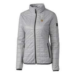 Minnesota Vikings Cutter & Buck Women's Rainier PrimaLoft Eco Insulated Full-Zip Puffer Jacket | NFL Online